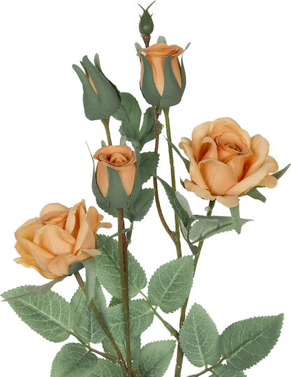 Decorative Artificial Flower Rose Green 65cm GloboStar