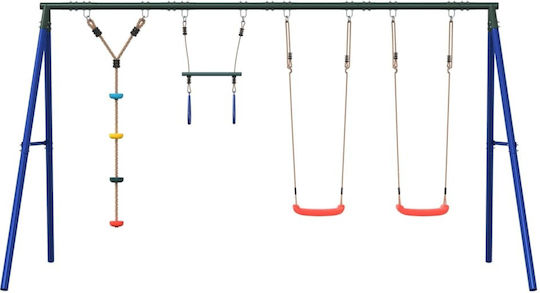 vidaXL Metal Double Swing Tray 341x185x185cm Multicolour