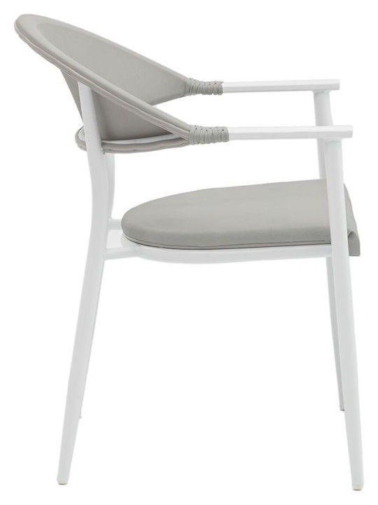 Synergy Pine Dining Room Set for Small Outdoor Spaces 3 Pieces White