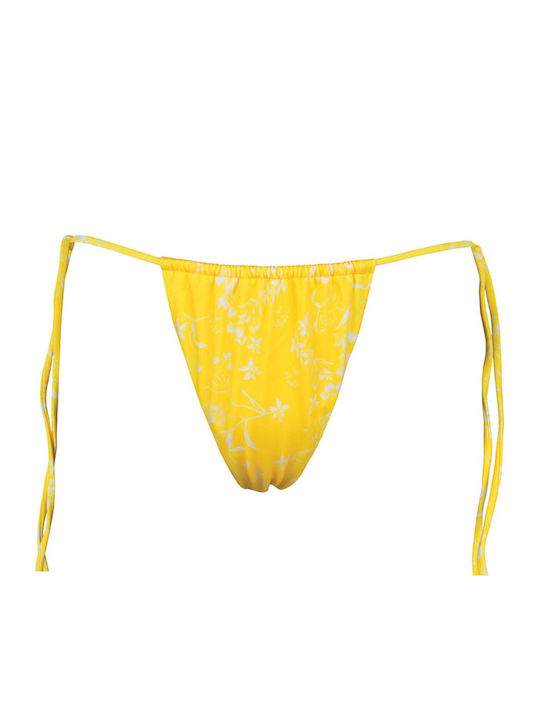Rock Club Bikini Slip Yellow