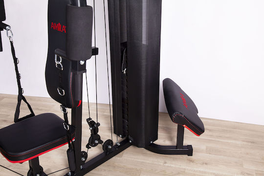 AMILA Home Gym Πολυόργανο Γυμναστικής με Βάρη 67kg