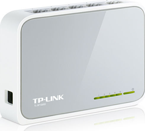 TP-LINK TL-SF1005D v15 Unmanaged L2 Switch με 5 Θύρες Ethernet