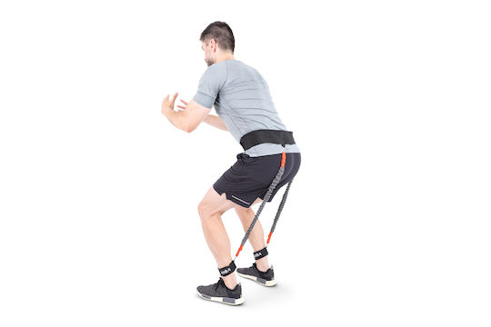AMILA High Jumping Exerciser Σωληνωτά Λάστιχα Γυμναστικής Σετ 2τμχ Πολύχρωμα 0.455m