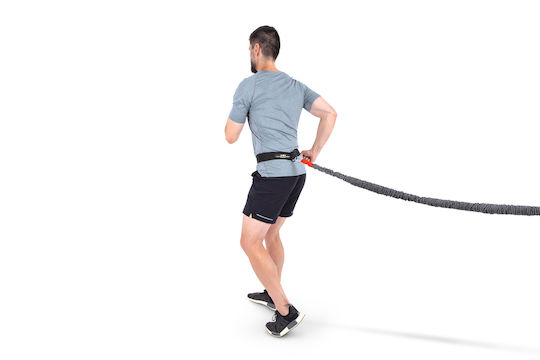 AMILA Random Direction Trainer Λάστιχο Γυμναστικής Σωληνωτό Σκληρό Γκρι 2.5m