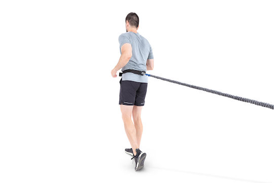 AMILA Loop Bands Σετ 5τμχ Γκρι Λάστιχο Αντίστασης με Ζώνη 1.2m Γκρί 1.5m