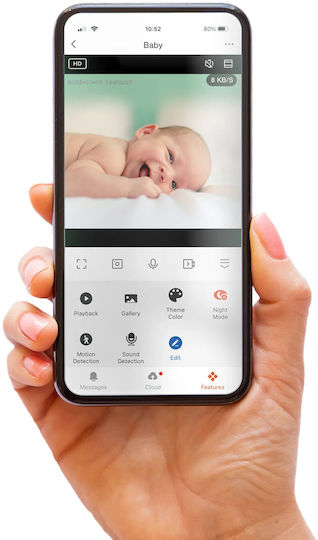 Alecto Smartbaby 5 White Electronic Nanny
