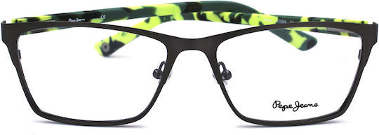 Pepe Jeans Alistair Metallisch Brillenrahmen Schwarz PJ1224-C4