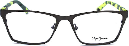 Pepe Jeans Alistair Metallisch Brillenrahmen Schwarz PJ1224-C4