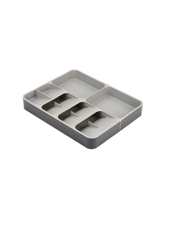 Verk Group Opening Plastic Drawer Cutlery Tray 50x39x5cm Grey