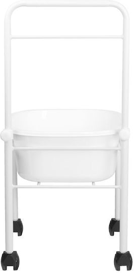Activeshop Wheeled Footstool White
