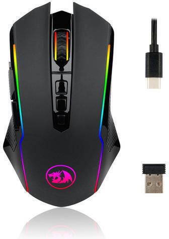 Redragon Ranger M910-KS Dual mode Wireless RGB Gaming Mouse 4000 DPI Black