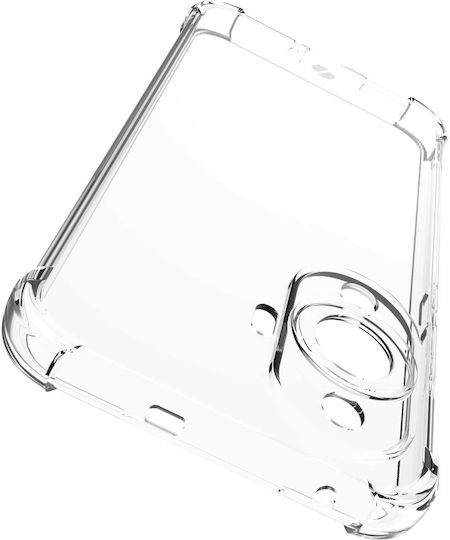 Spacecase Anti-shock Back Cover Σιλικόνης 1mm με Λουράκι Διάφανο (Huawei Nova 12s)