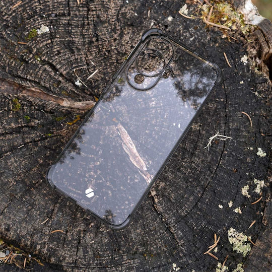 Spacecase Anti-shock Back Cover Σιλικόνης 1mm με Λουράκι Διάφανο (Huawei Nova 12s)