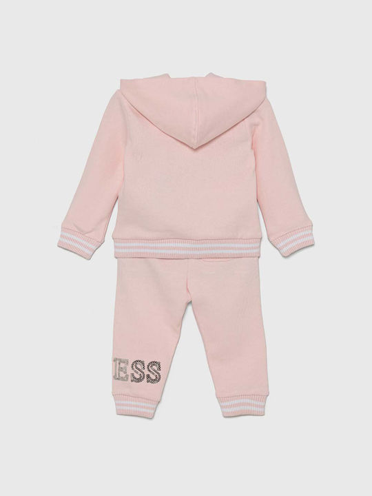 Guess Kids Sweatpants Set Rose