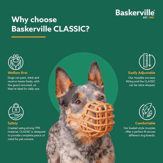 Baskerville Classic Basket Muzzle No 8