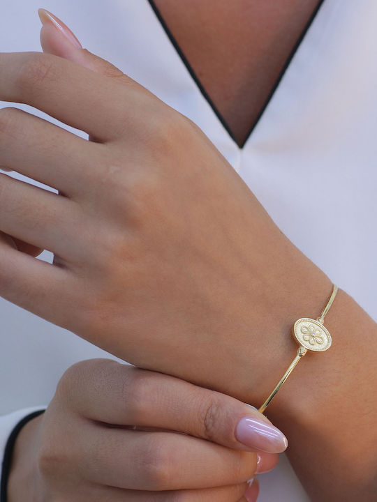 Bracelet Handcuffs made of Gold with Diamonds