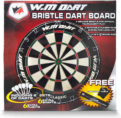 Win Max Set cu Țintă și Săgeți Dartboard Target cu 6 săgeți 49116