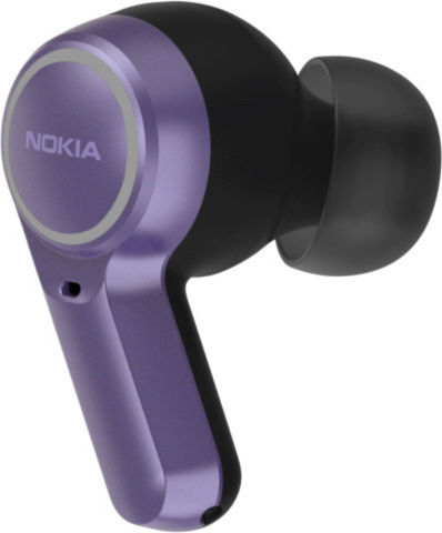 Nokia Clarity Earbuds 2 + Bluetooth хендсфри Слушалки с Устойчивост на Пот и Кутийка за Зареждане Лилав