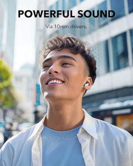 Soundcore by Anker P30i In-ear Bluetooth Handsfree Earphones with Sweat Resistance and Charging Case Blue