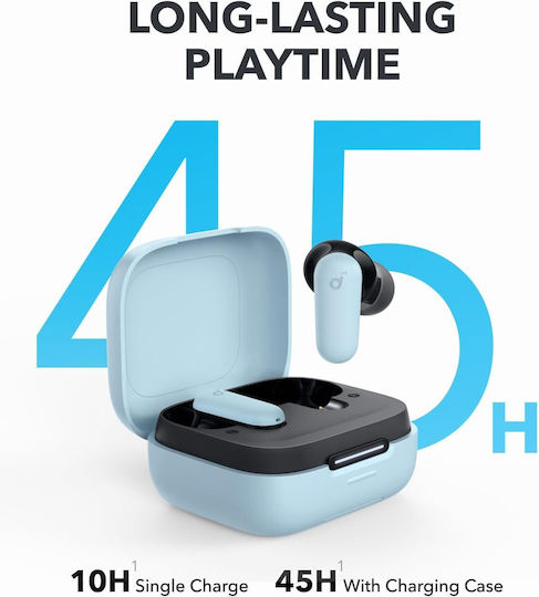 Soundcore by Anker P30i In-ear Bluetooth Handsfree Earphones with Sweat Resistance and Charging Case Blue