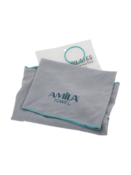 AMILA Yoga Gym Towel Microfiber Gray