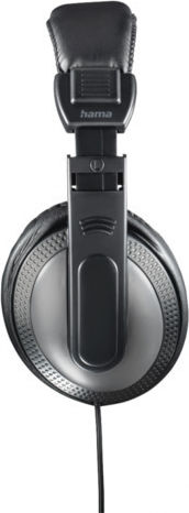 HAMA Shell Wired On Ear Headphones Black