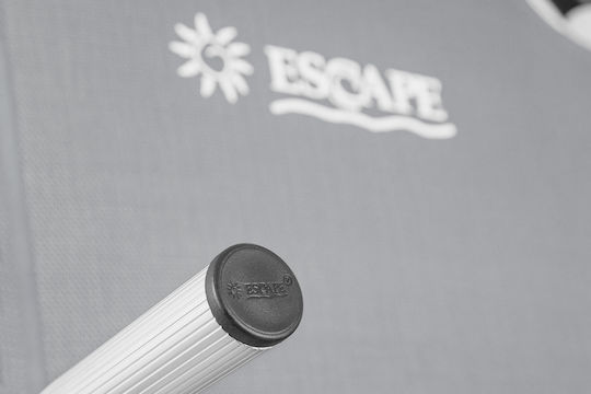 Escape Small Chair Beach Aluminium with High Back White