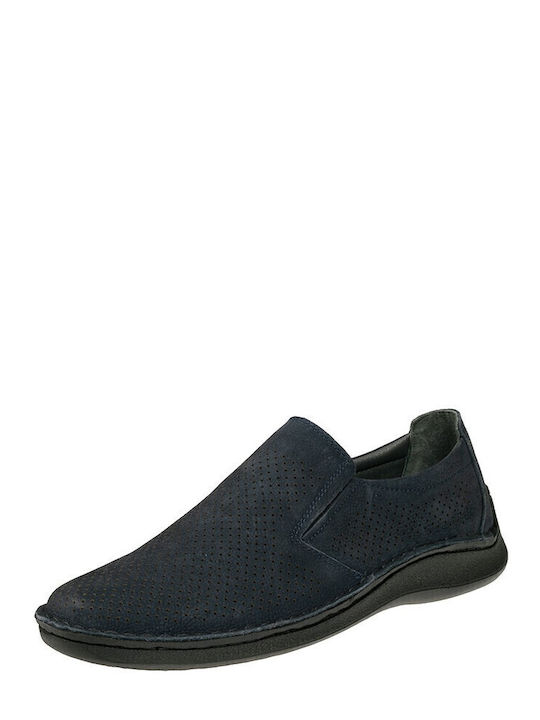 Δερμάτινα Ανδρικά Casual Παπούτσια Navy