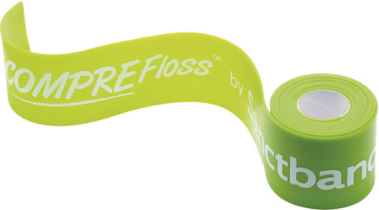 Sanctband CompreFloss Light Λάστιχο Floss Band 5cm x 2m Πράσινο