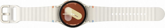 Samsung Galaxy Watch7 Aluminium 40mm Αδιάβροχο (Cream)