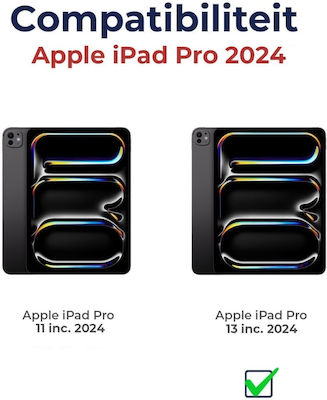 Rosso Flip Cover Δερματίνης Καφέ Apple iPad Pro 13" 2024 122068