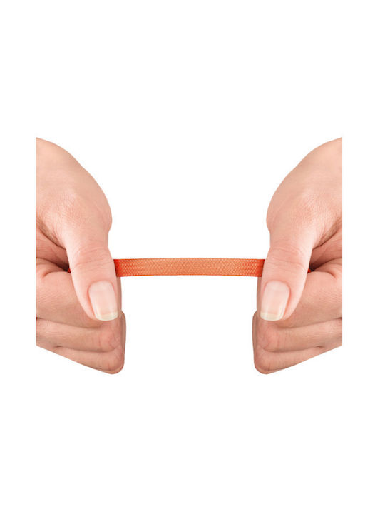Bergal Sneaker Laces Neon Orange 075cm Phosphorescent Flat Shoelaces 75 Centimeters Color Orange Width 7 mm Made of Durable Polyester