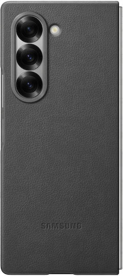 Samsung Kindsuit Case Umschlag Rückseite Leder / Synthetisches Leder Gray (Samsung Galaxy Fold6)