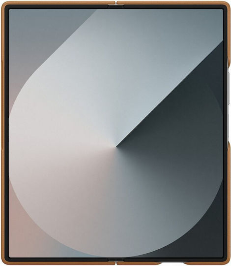 Samsung Back Cover Leather / Synthetic Leather Brown (Samsung Galaxy Fold6)