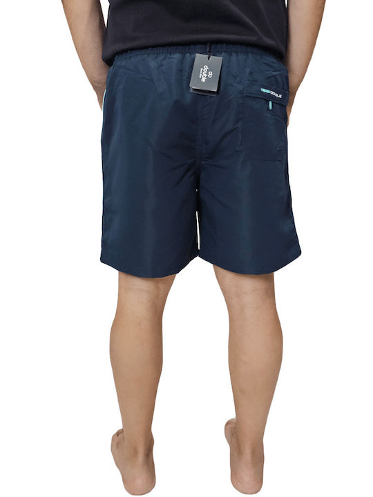 Double Herren Badebekleidung Bermuda Navy