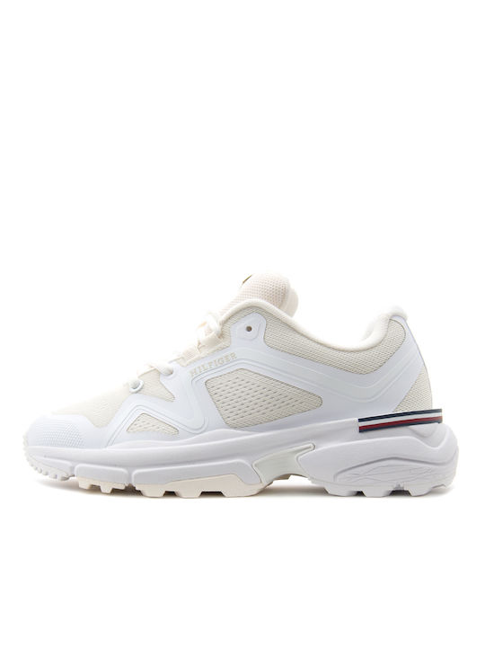 Tommy Hilfiger Casual Damen Chunky Sneaker Ecru- White