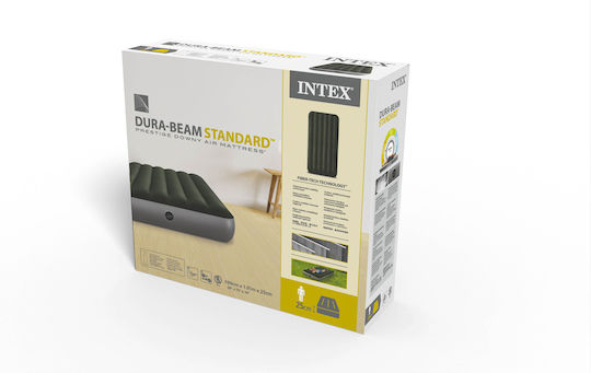 Intex Air Mattress Single with Electric Pump Prestige Downy Twin 191x99x25cm