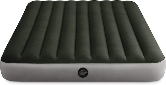 Intex Double Air Mattress with Integrated Pump Prestige Downy 203x152x25cm