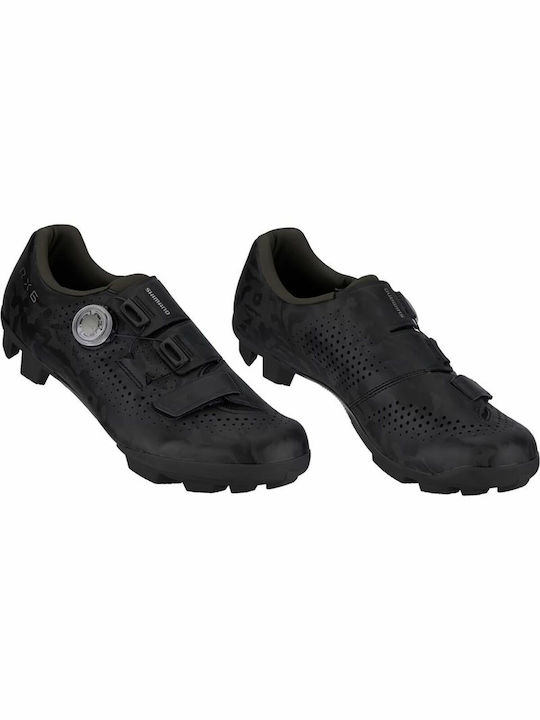 Shimano Ανδρικά Χαμηλά Παπούτσια Ποδηλασίας Βουνού Μαύρα