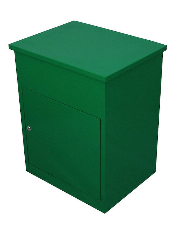 Außenbereich Briefkasten Inox in Grün Farbe 32x20.5x12cm