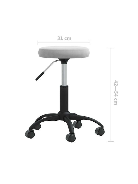 Office Desk Stool Gray 31x31x42cm