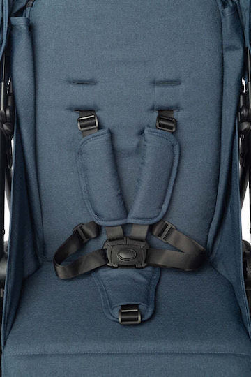 Caretero Apple Καρότσι Μωρού Kατάλληλο για Nεογέννητο Blue