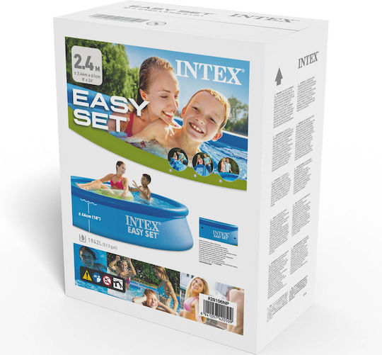 Intex Easy Set Round Swimming Pool 1942lt Inflatable 244x61cm Blue