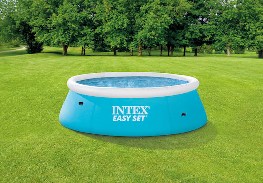 Intex Easy Set Children's Round Swimming Pool 886lt Inflatable 183x51cm Light Blue