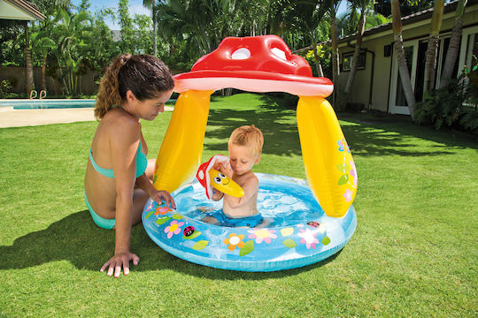 Intex Mushroom Baby Children's Round Swimming Pool 45lt Inflatable 102x89cm