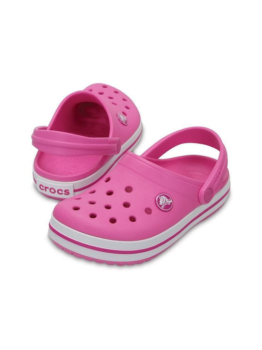 Crocs Crocband Παιδικά Παπουτσάκια Θαλάσσης Ροζ