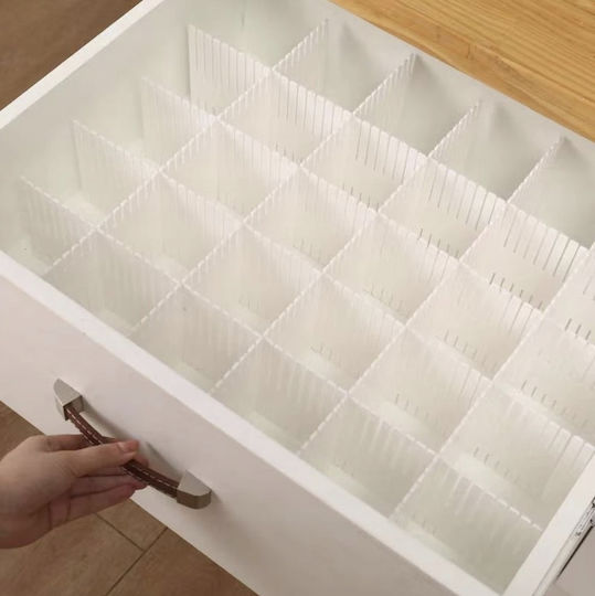 Organizator de sertare în Culoare Alb 46.3x7cm 4buc
