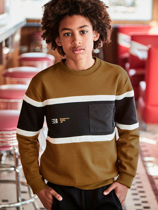 Mayoral Kids Sweatshirt Brown