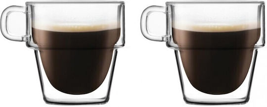 Becher Glas Transparent 250ml 2Stück Becher Glas Transparent 250ml 2Stück