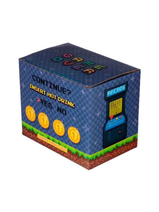 Puckator Game Over Joystick Mug Ceramic